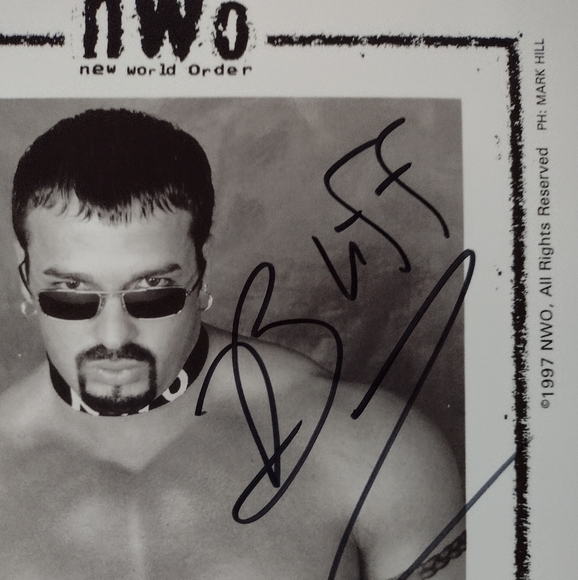 Buff Bagwell Autograph NWO Signed 8x10 Photo WCW COA WWE PWT Pro Wrestling Crate - Picture 2 of 3